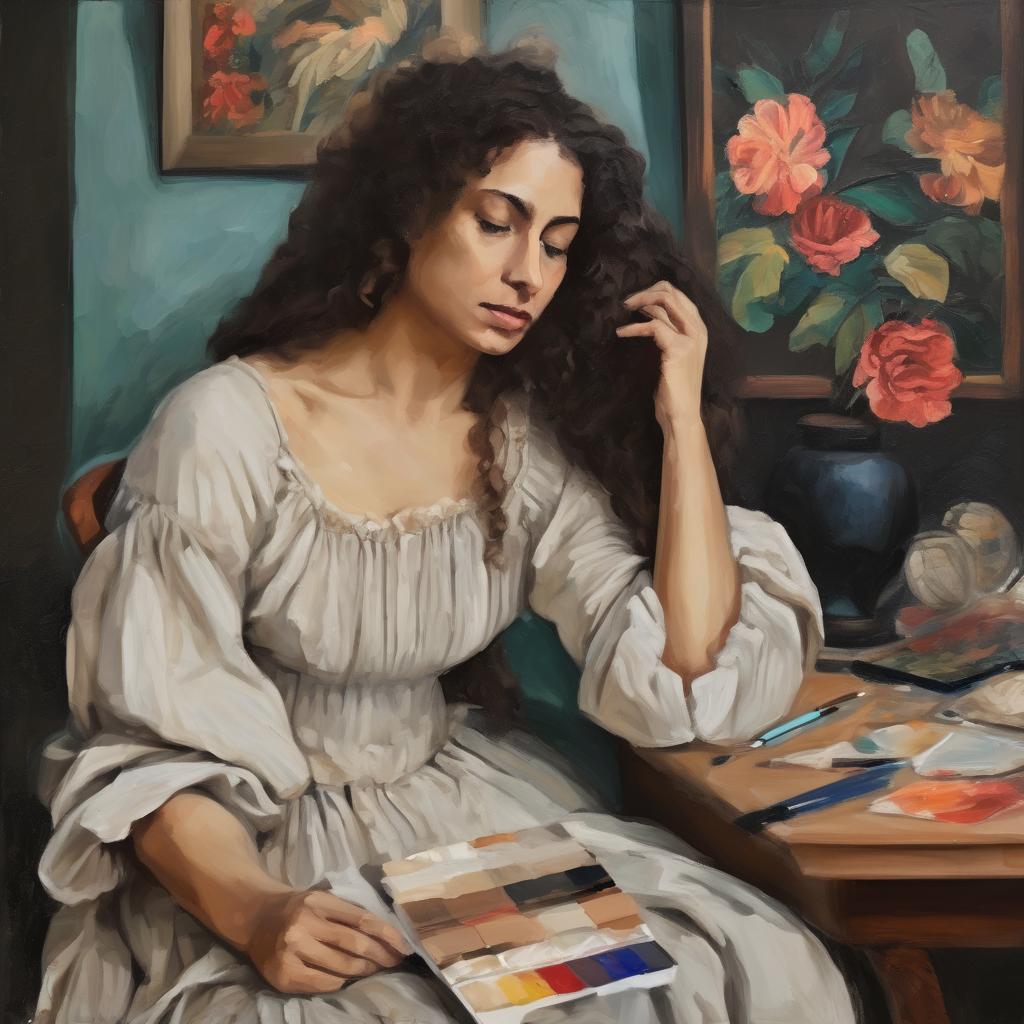 Πλούσιο Πορτραίτο της Καλλιτέχνιδας Μαρίνα Παλλάρες